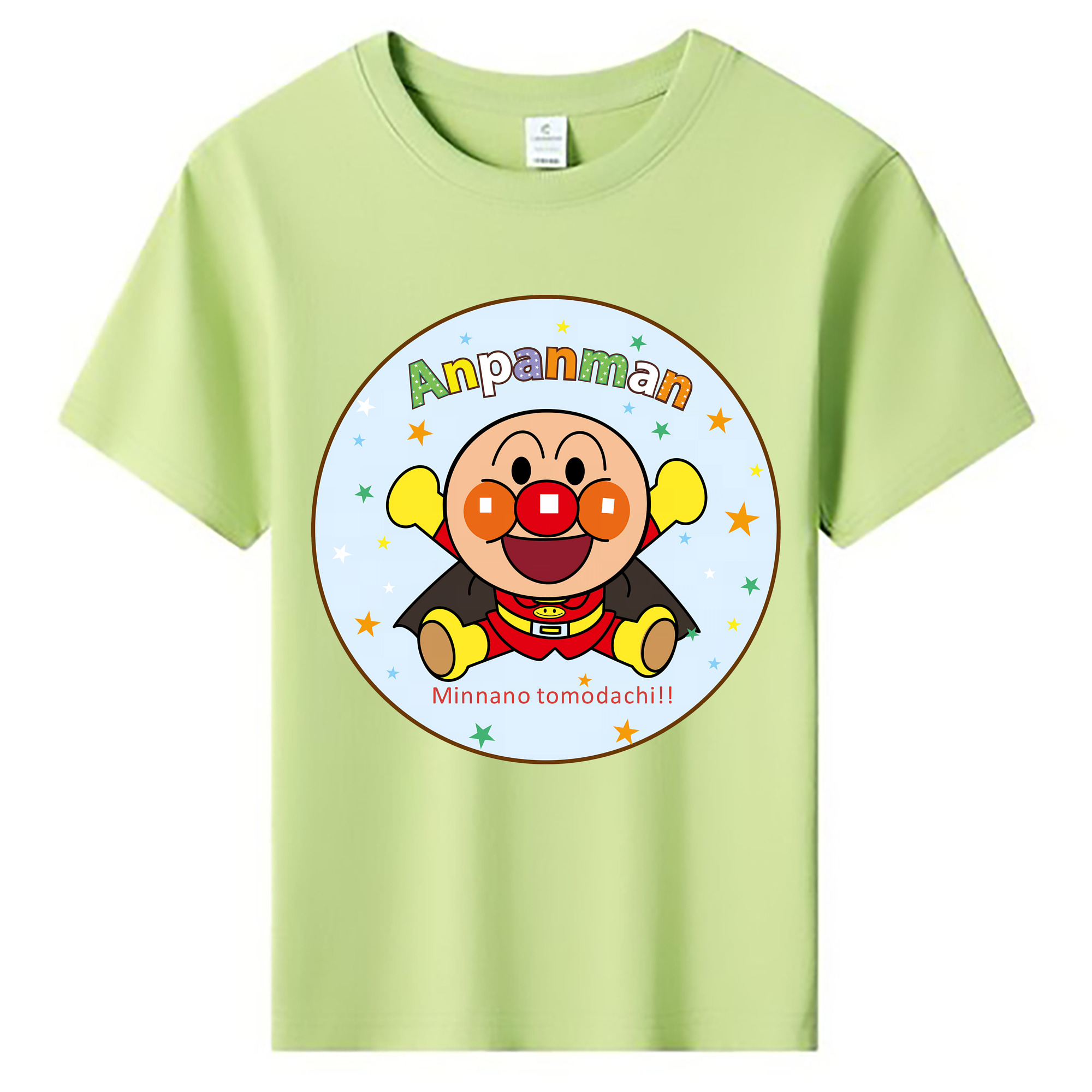 （画像用） アンパンマン Anpanman 綿100％キッズTシャツ（フロントプリント）